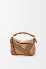 Small Puzzle Bag In Classic Calfskin And Suede