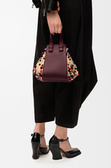 Compact Hammock Bag In Embroidered Textile