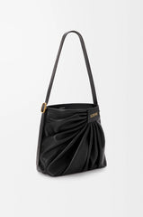 Draped Tote In Mellow Nappa Lambskin