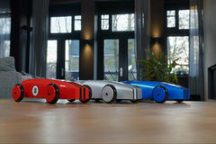 Wood Car Model, Blue