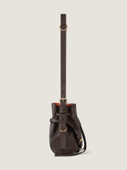 Small Voyou Bucket Bag In Shiny Leather