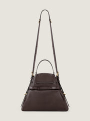 Small Voyou Bucket Bag In Shiny Leather