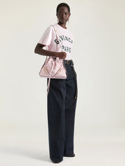 Small Voyou Bucket Bag In Shiny Leather