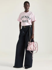Small Voyou Bucket Bag In Shiny Leather