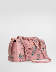 Medium Vittoria Handbag With Embroidery