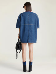 Shark Pinch Bicolor Ankle Boots In Leather