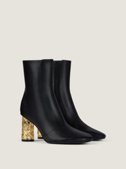 Tape Ankle Boots In Leather