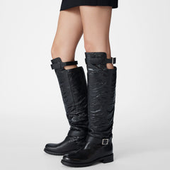 Biker Knee Boot