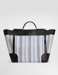 Sicily Striped Jacquard Handbag