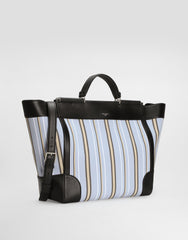 Sicily Striped Jacquard Handbag