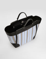 Sicily Striped Jacquard Handbag
