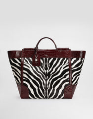 Sicily Pony And Polished Alligator Handbag