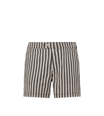 Geometric Print Nylon Swim Short