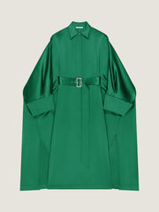 Cocoon Dress In Satin