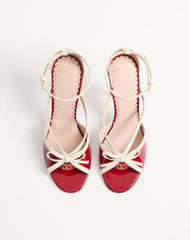 Bepointy Sandal in Patent Leather and Kidskin 100Mm