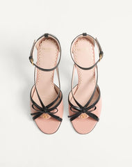 Bepointy Sandal in Patent Leather and Kidskin 100Mm