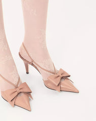 Bowow Slingback Pumps In Kidskin 85mm