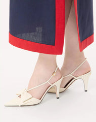 Bowow Slingback Pumps In Kidskin 85mm