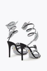 Leaf Black Sandal 105