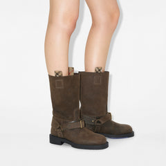 Suede Soft Saddle Low Boots