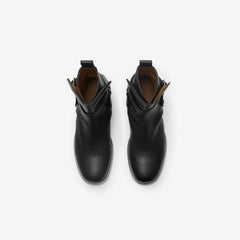 Leather Ledger Jodphur Boots