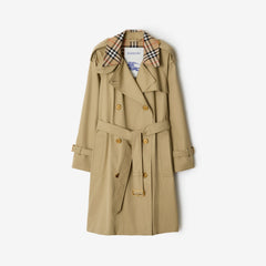 Mid-length Check Collar Castleford Trench Coat