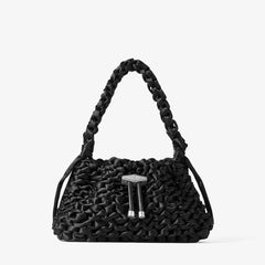 Cinch S Woven Satin Shoulder Bag