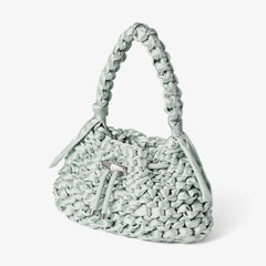 Cinch S Woven Satin Shoulder Bag