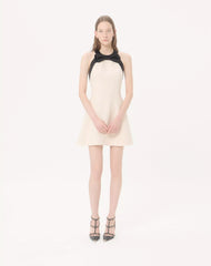 Crepe Couture Short Dress