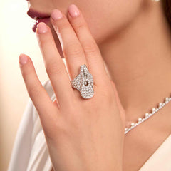 Zyyp 18K Gold and Diamond Ring