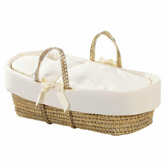 Carolina Moses Basket in Cream