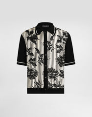Silk And Cotton Shirt With Twill