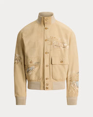 Hayworth Painted Suede Jacket
