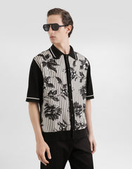Silk And Cotton Shirt With Twill