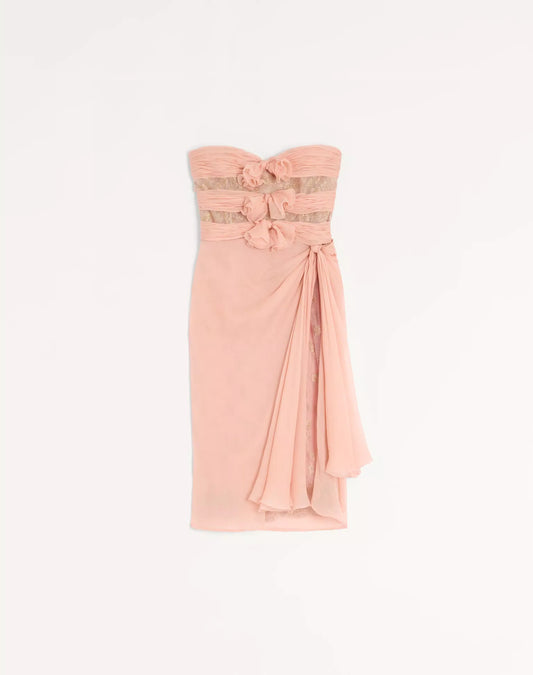 Crepponne Chiffon Dress
