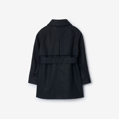 Cotton Hooded Trench Coat