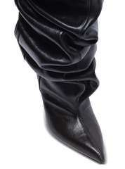 Wedge Thigh-High Boots