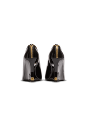 Zip Wedge Pumps In Lambskin Leather