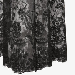 Skirt Black Peonia Lace Skirt
