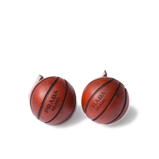 Prada Basketball Earrings