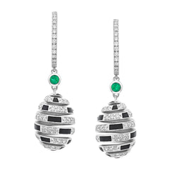 Fabergé x Beetlejuice Beetlejuice Spiral Earrings