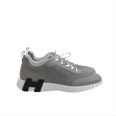 Hermes Bouncing 45.5 Croco Gris Silex