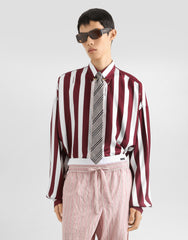 Striped Silk Twill Shirt