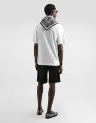 Scarf Detail Cotton T-shirt