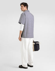 Striped Cotton Polo Shirt