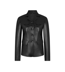 Four Pocket Leather Jacket