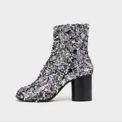 Tabi Glitter-Embellished Ankle Boots