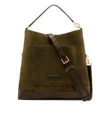 Suede Two Strap Tote