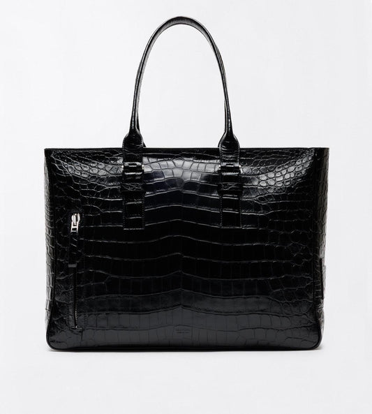 Soft Printed Croc Victor Tote