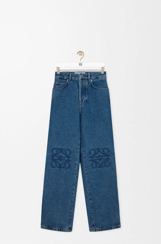 Anagram Baggy Jeans In Denim